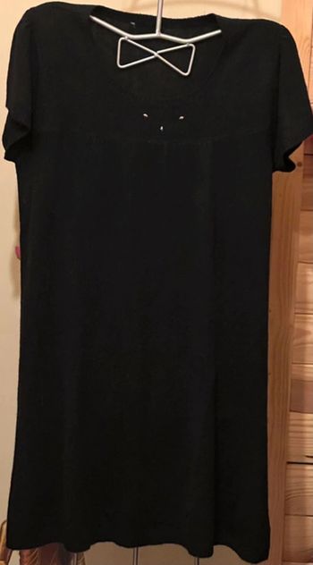 Robe en maille noire