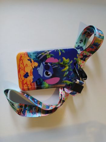 Porte carte porte clé stitch sable