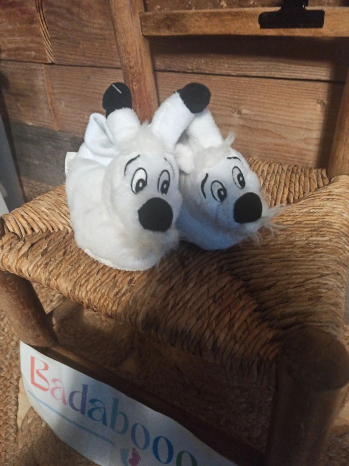 Peluche chausson Idéfix parc Astérix tbe - photo numéro 5