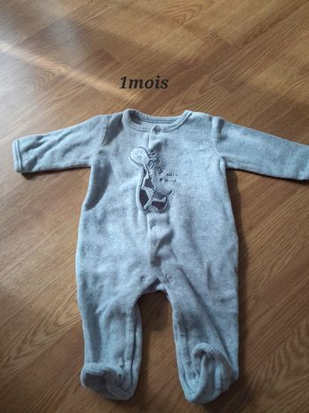 Pyjama gris girafe 