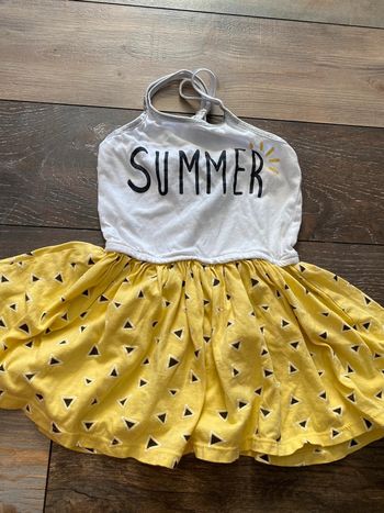 Robe été Kiabi 3 ans jaune
