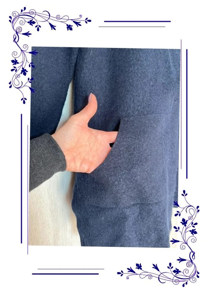 Veste marine Yessica taille M - photo numéro 3