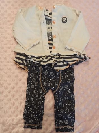 Ensemble hibou 3 mois 🦉