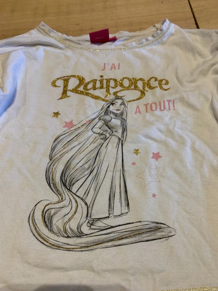Tee shirt manche longue Disney 4 ans - photo numéro 2