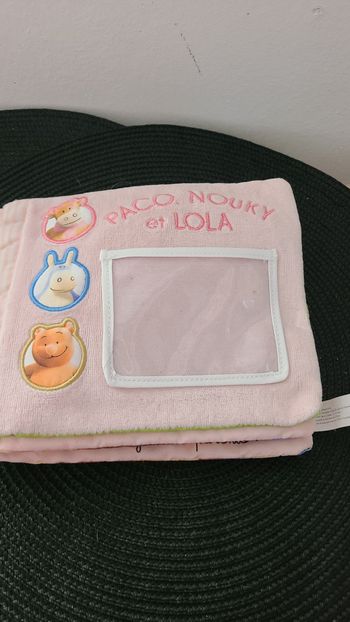 Livre tissu paco nouky et lola