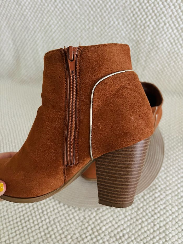 Bottines marron à talons Women Only taille 39/6 - photo numéro 5