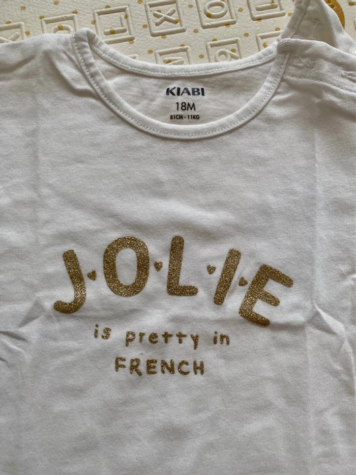 Tee-shirt manches courtes - 18 mois - photo numéro 2