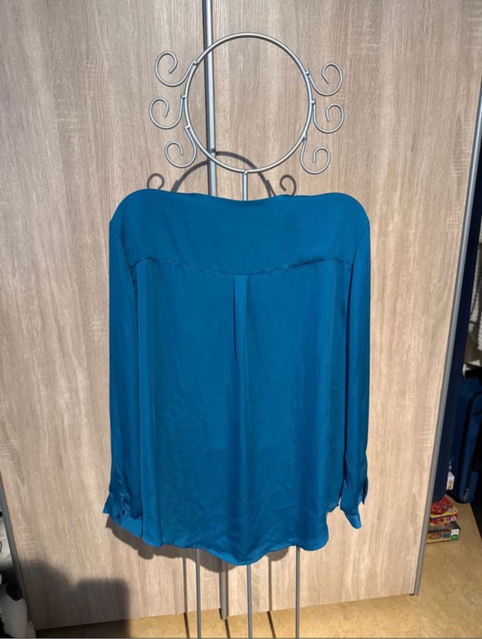 Chemise bleu roi T44 - H&M - photo numéro 3