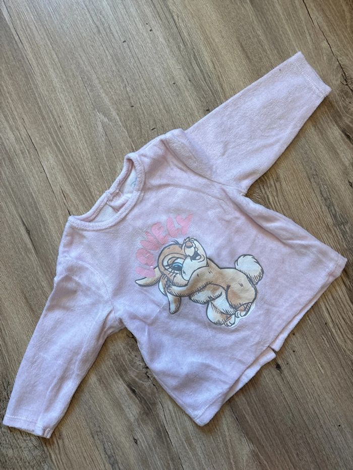 Pyjama 2 pièces Miss Bunny Bambi Disney 9 mois - photo numéro 2