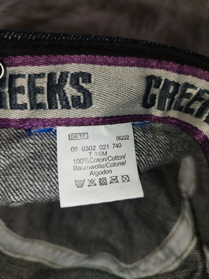 Casquette en jeans bébé - photo numéro 5