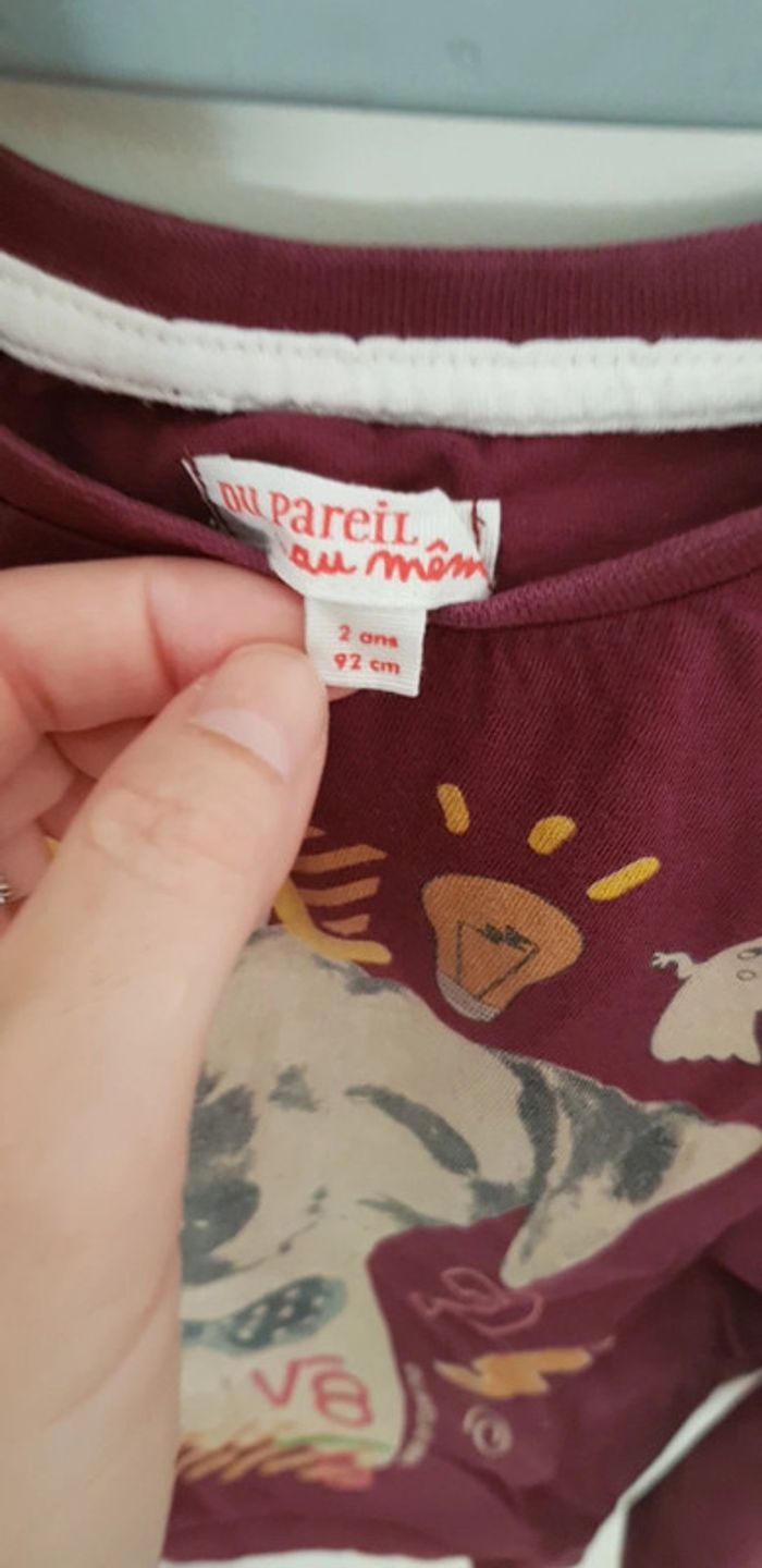 Tee-shirt manches longues DPAM 2 ans - photo numéro 3