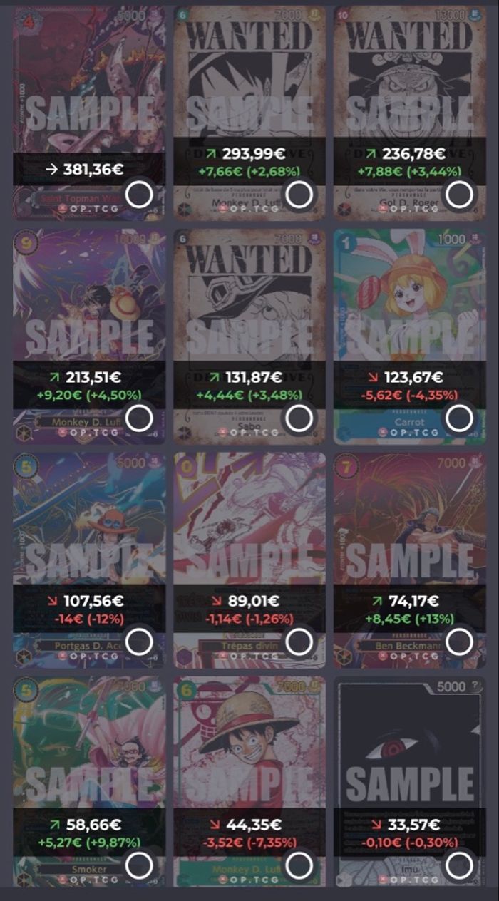 Recherche / Échange: cartes One Piece TCG - photo numéro 6