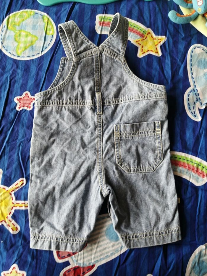 Salopette et t shirt col montant obaïbi 6 mois - photo numéro 9