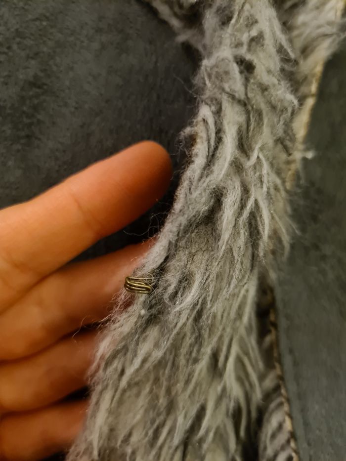 Veste bi-matière grise - 3 ans - photo numéro 8