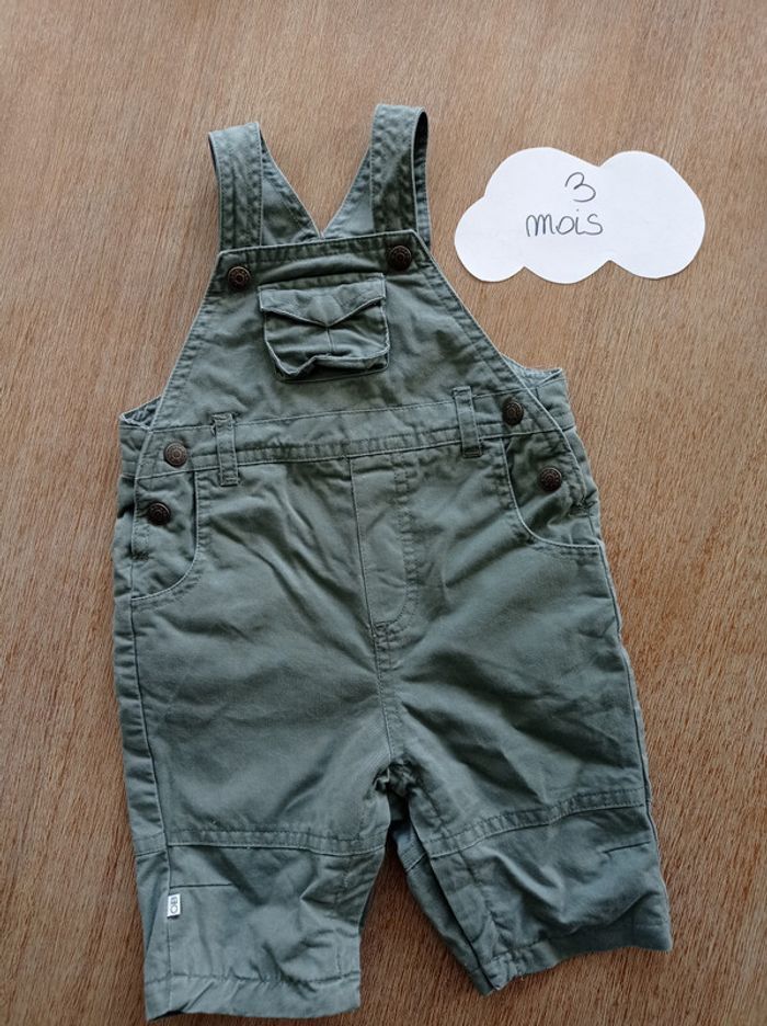 Salopette kaki 3 mois