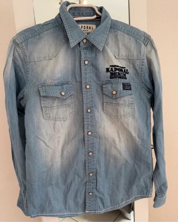 Chemise en jean Kaporal 12 ans