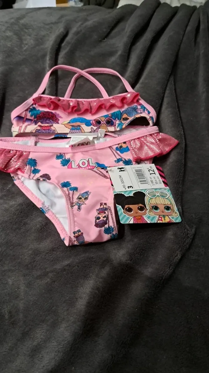 Maillot  de bain  2 piece  3ans