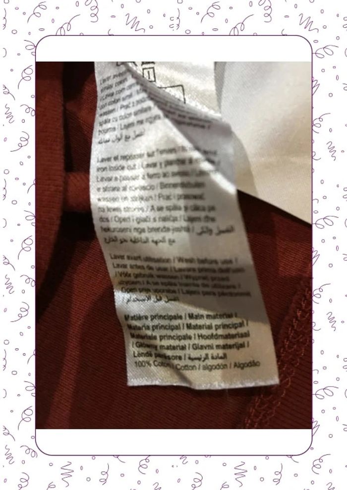 T-shirt col roulé rouille gemo - photo numéro 4