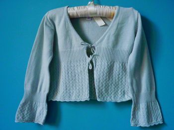 Gilet Fille Vertbaudet 4 ans collection mila blue tres bon état