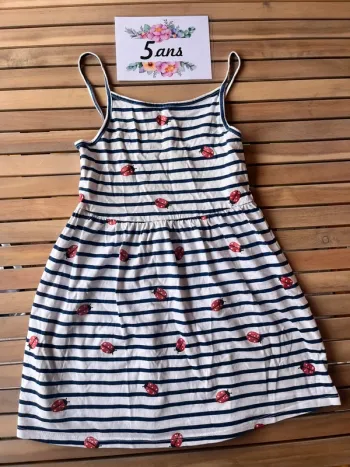 Robe été marinière sfera 5 ans