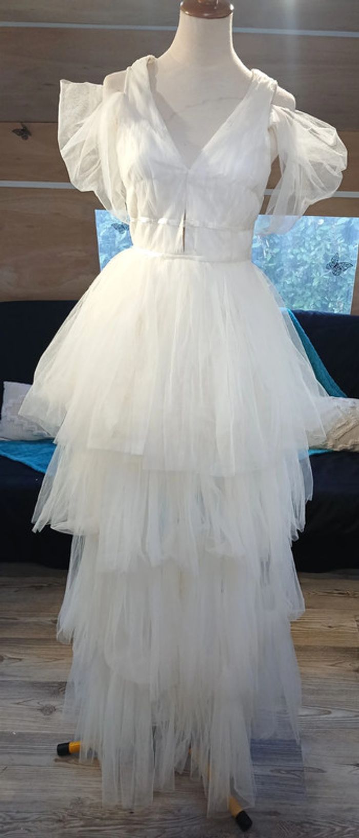 robe chic ou robe de mariée ou déguisement neuve - photo numéro 5