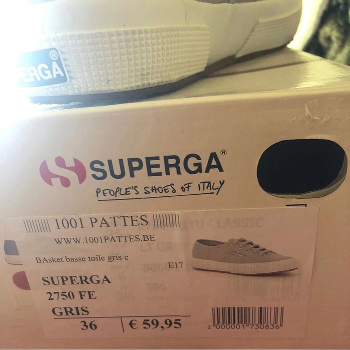 Baskets grises Superga 36 - photo numéro 3