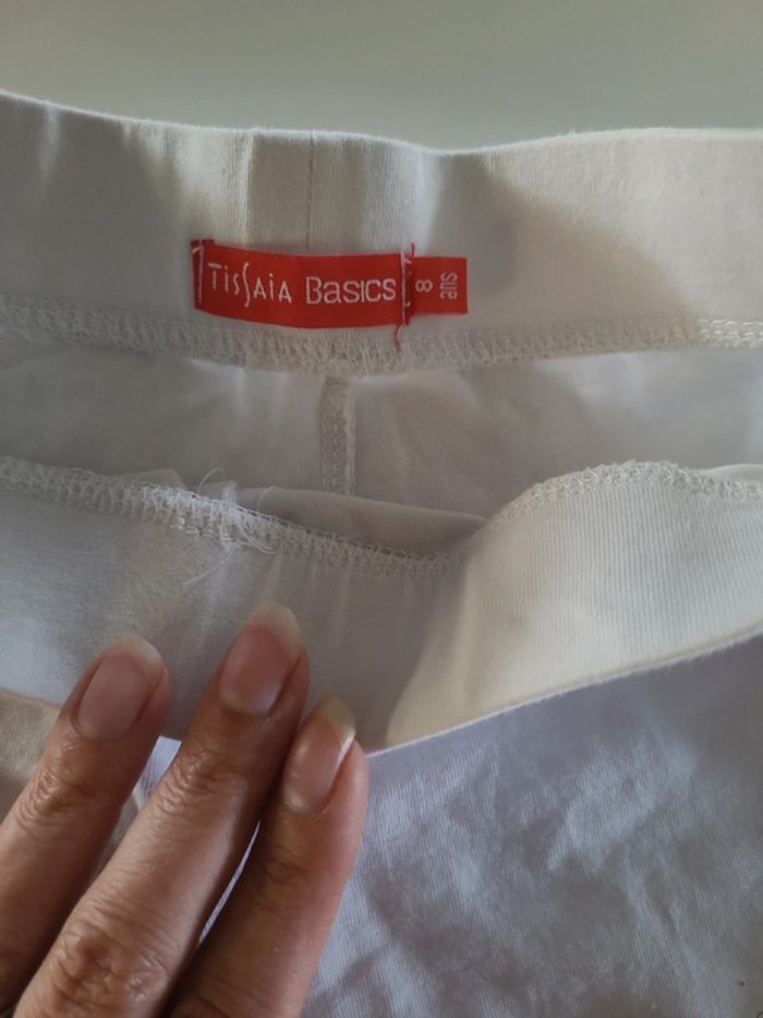 Short blanc, fille, taille 8 ans - photo numéro 3