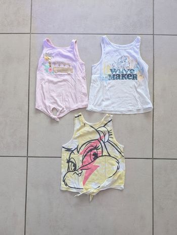 Lot de 3 hauts / débardeurs fille - 3 ans