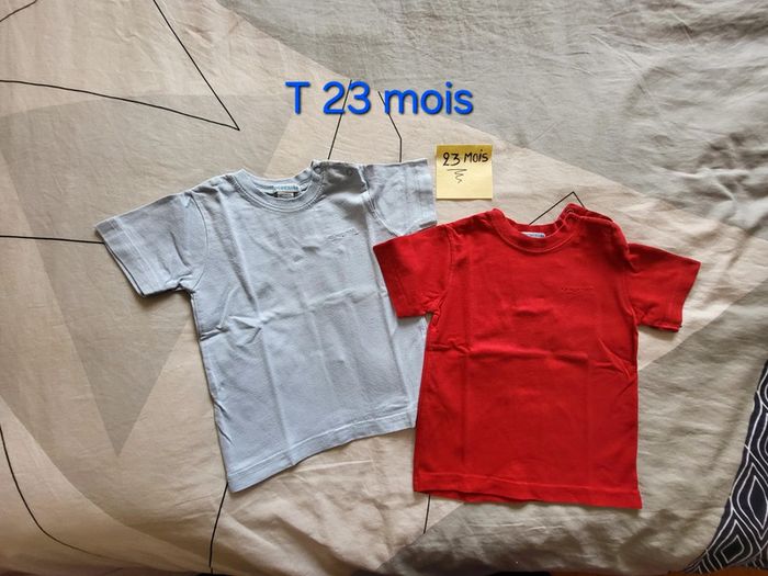T shirt manches courtes T 23 mois