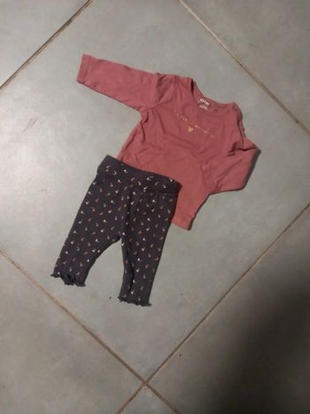Ensemble fille 3 mois