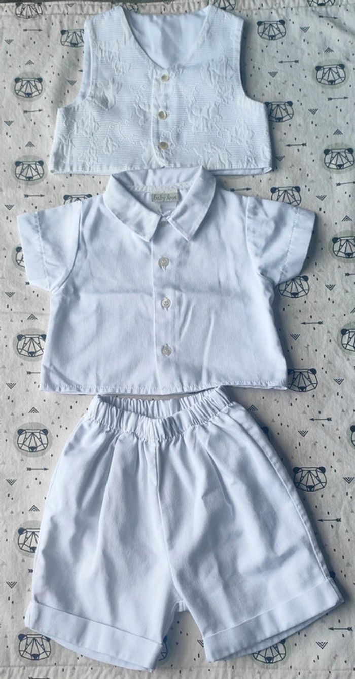 Ensemble été garçon taille 3 mois