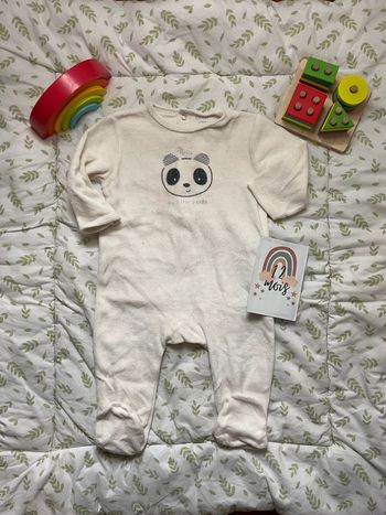 pyjama grenouillère en velours beige 12 mois kiabi