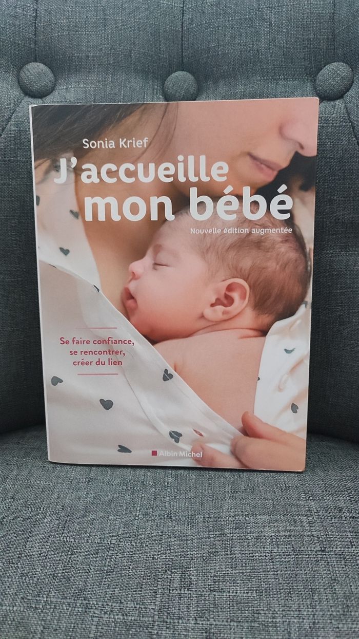 Livre "j'accueille mon bébé" de Sonia Krief