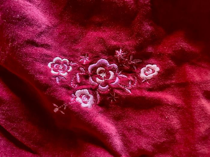 Petite robe en velours, taille 6 mois - photo numéro 2