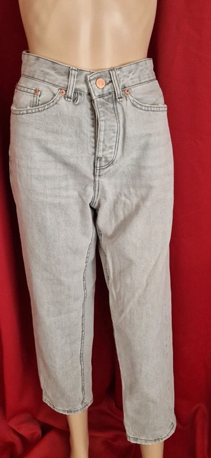 Jeans bershka taille 38 gris homme - photo numéro 6