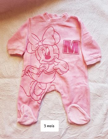 Pyjama velour Disney 3 mois