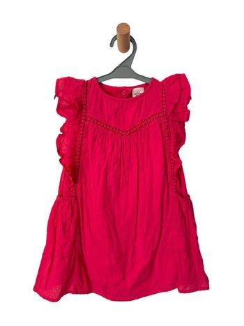 Robe d’été fuchsia avec détails brodés - Tape à l'oeil 5 ans (110cm)