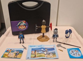 Playmobil "Valisette chevalier et entraînement "