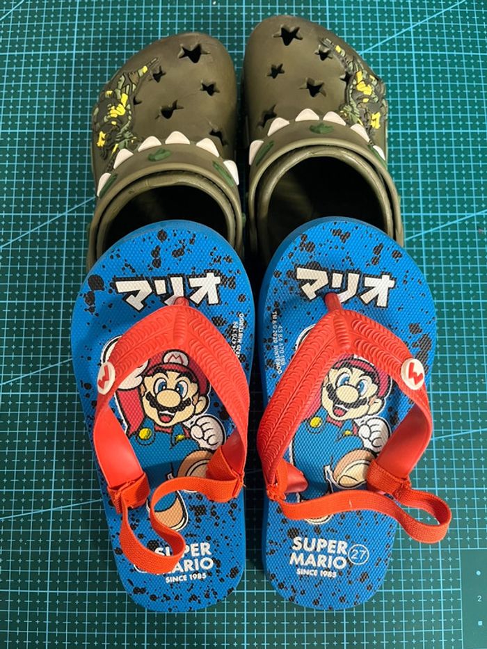 Lot chaussures été taille 27