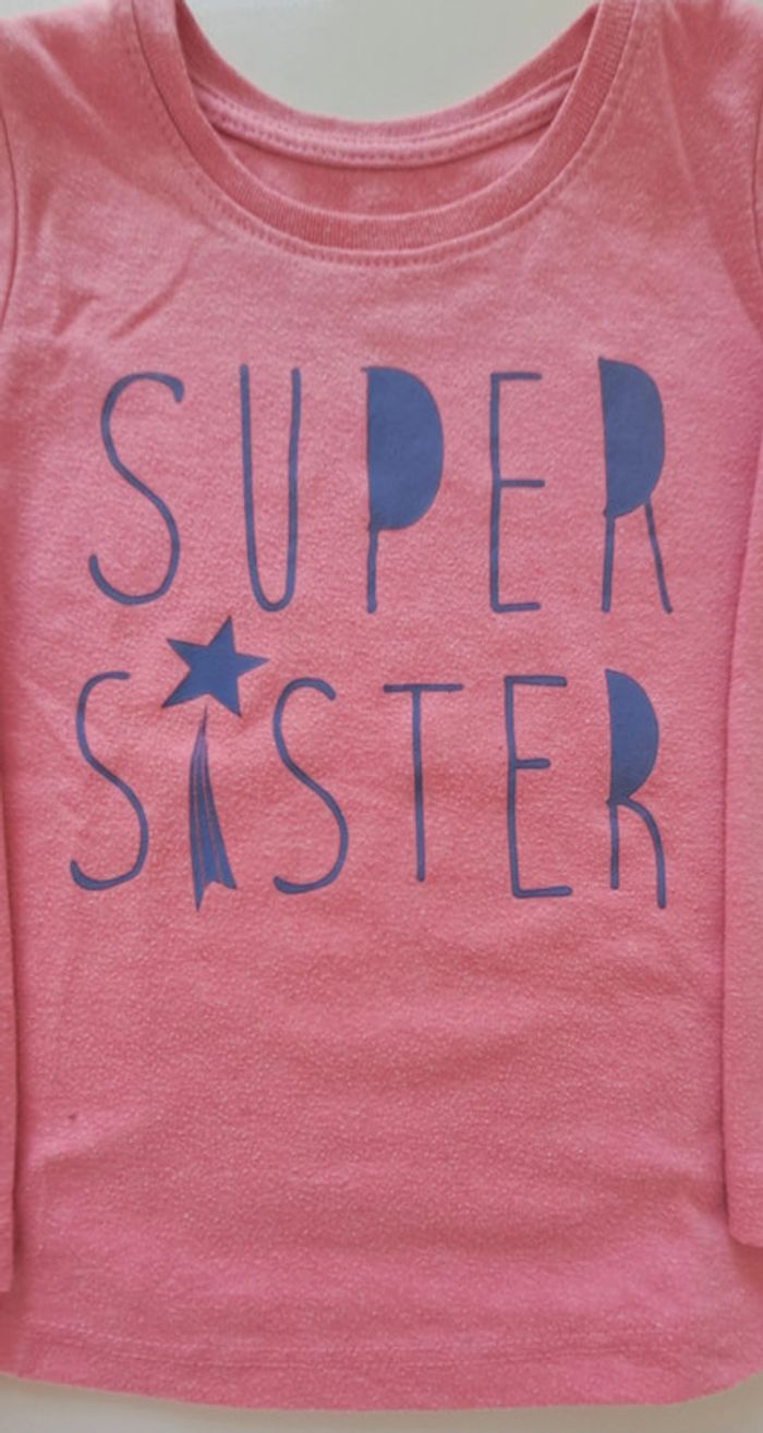 Lot de 3 tee-shirts manches longues fille 18 mois - photo numéro 6