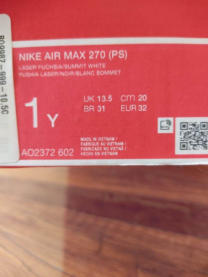 Baskets Nike air max 270 T 32 - photo numéro 8
