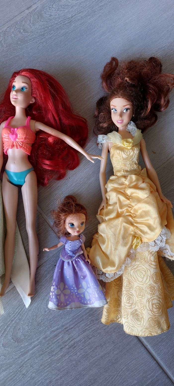 Lot princesse disney barbie - photo numéro 3