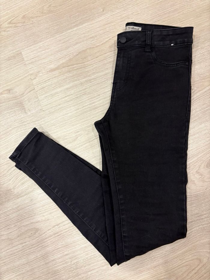 Pantalon jean noir - photo numéro 7