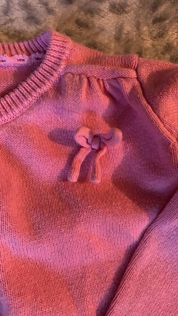 Gilet Tex rose 9 mois - photo numéro 3