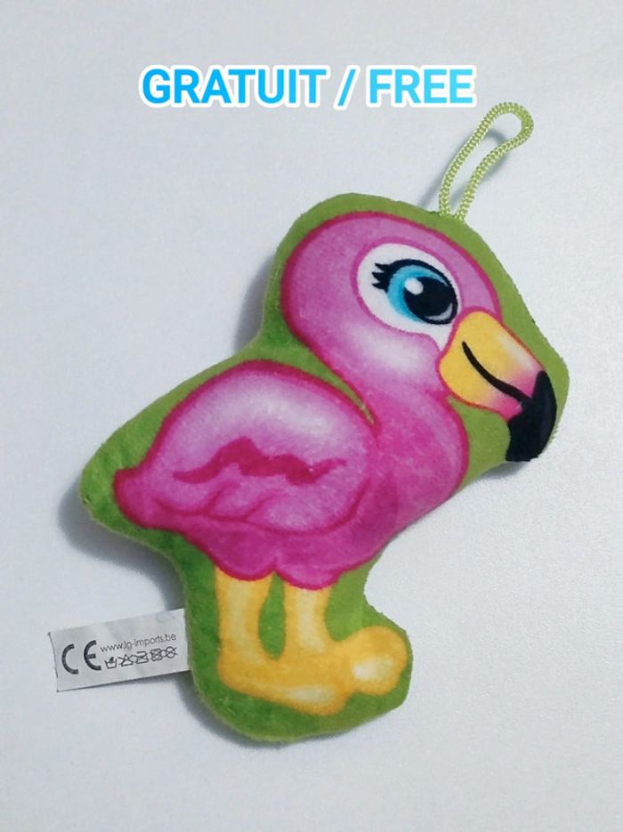 Peluche suspendue flamant rose / LG Imports