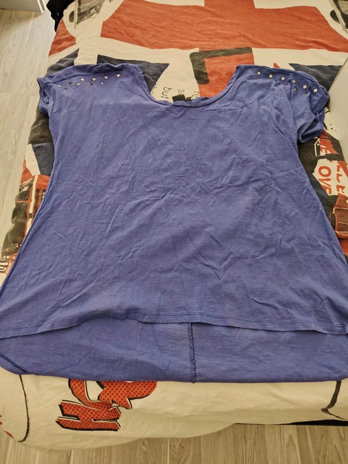 Haut fluide bleu