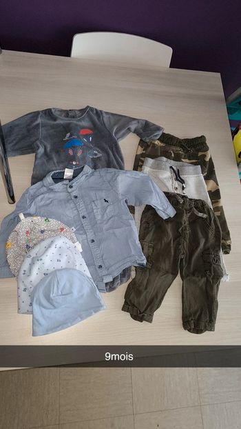 Lot 9mois garçon