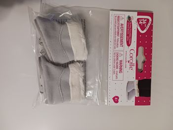 Bottes fourrées grises corolle poupée 36cm neuf