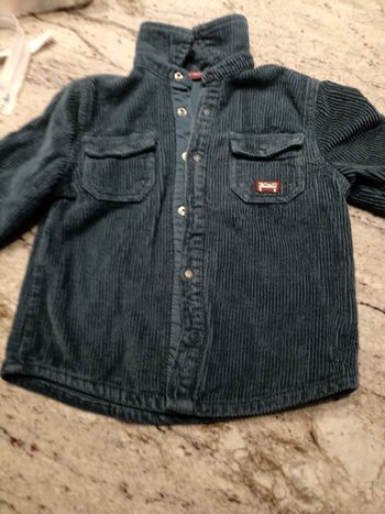 Veste en velours côtelé enfant de 6 ans