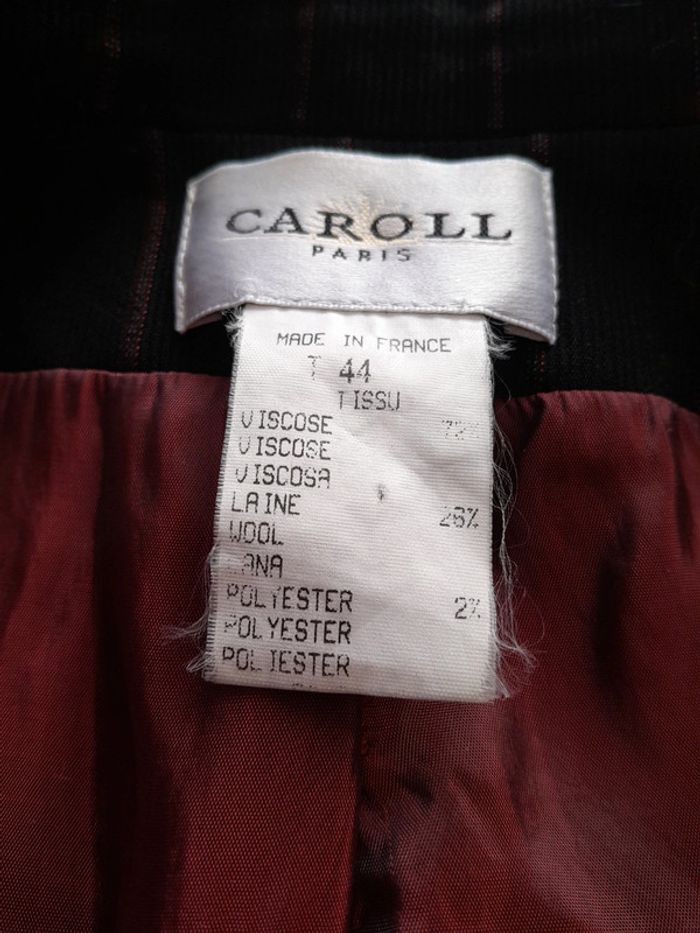 Très belle veste longue caroll vintage taille 40 / 42 - photo numéro 4